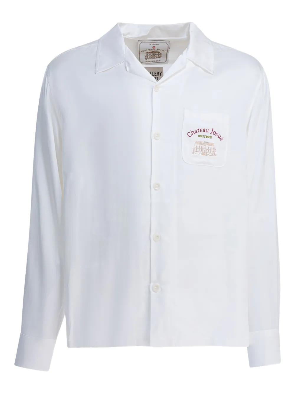 

Рубашка Omar с вышивкой GALLERY DEPT., белый