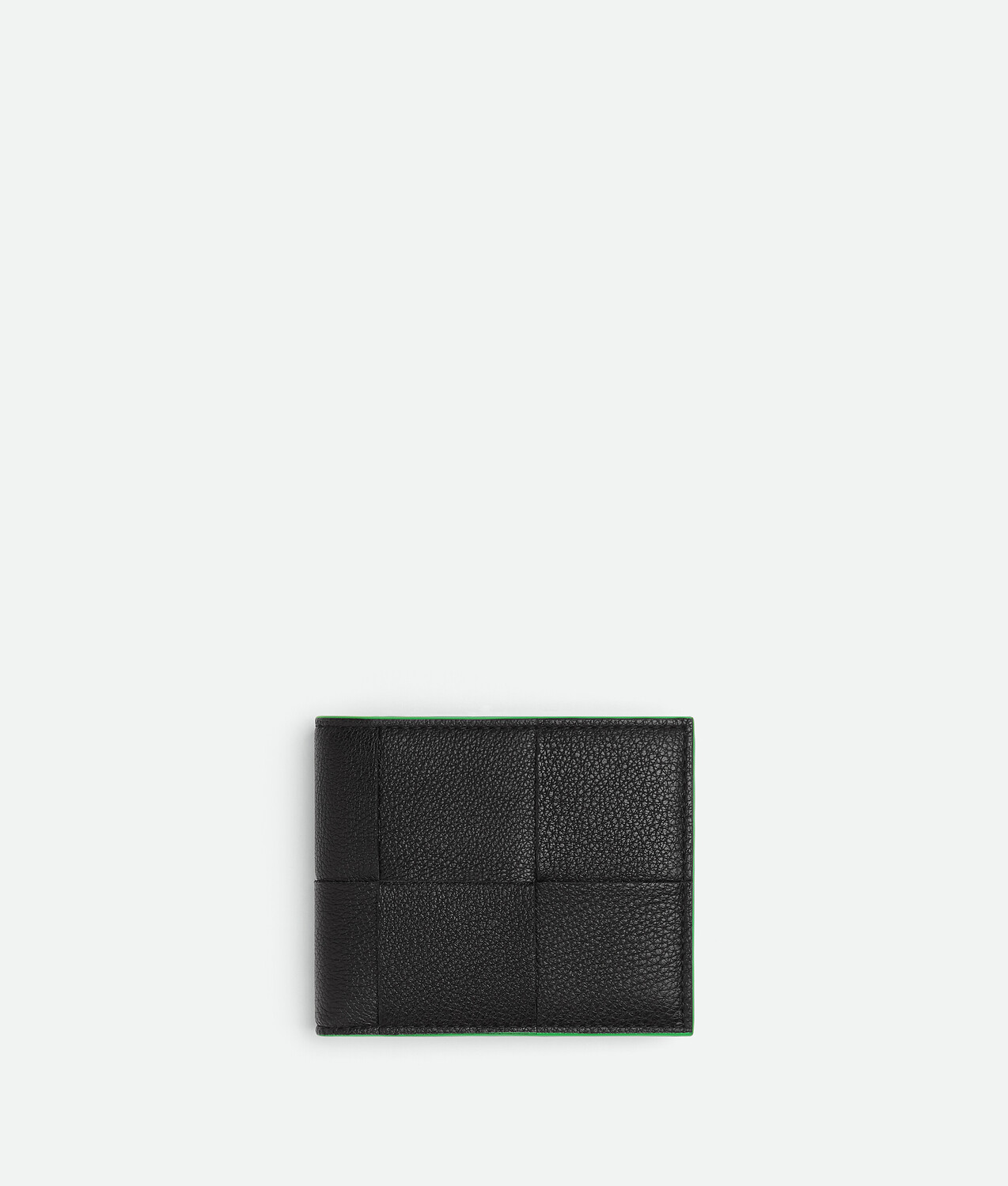 

Кассетный складной кошелек с отделением для монет Bottega Veneta, зеленый/черный
