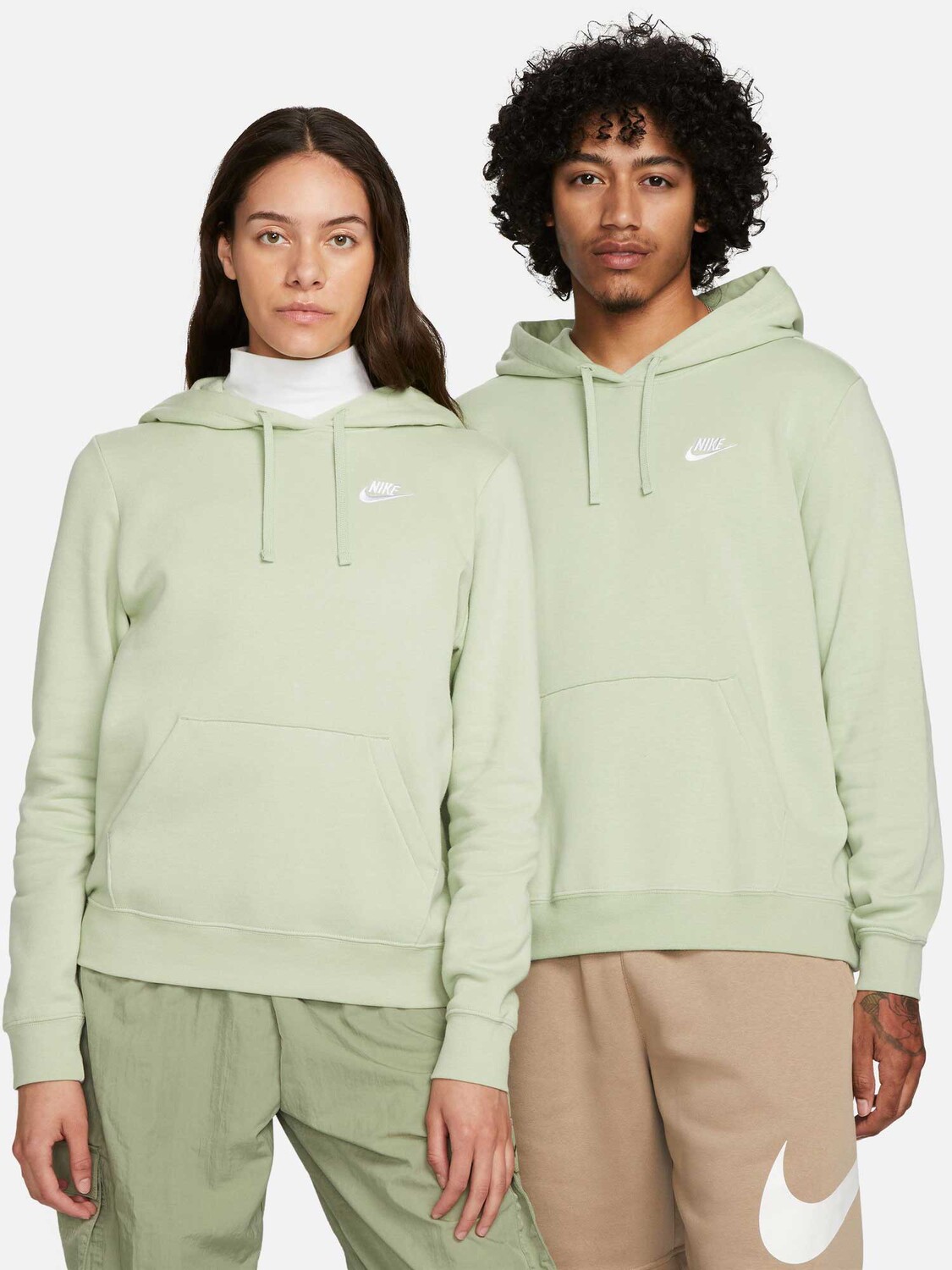 

Толстовка Nike W NSW CLUB FLC STD PO HDY, зеленый