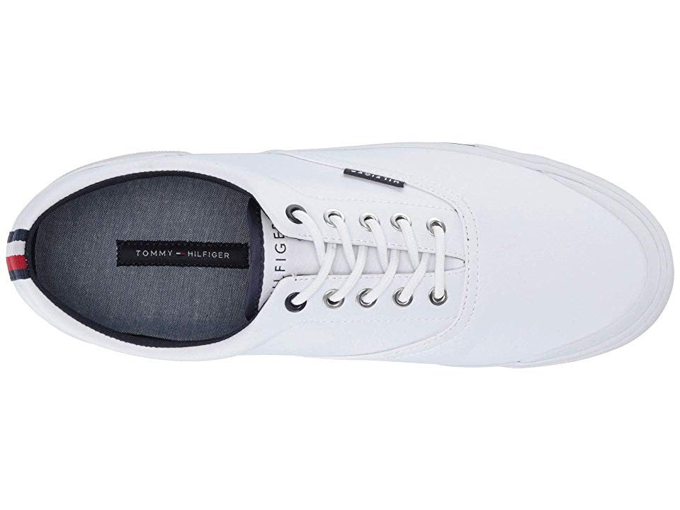 Мужские кроссовки Tommy Hilfiger Pallet 6, белые кожаные, низкие, GAL617 Tommy Hilfiger, белый — фото 3