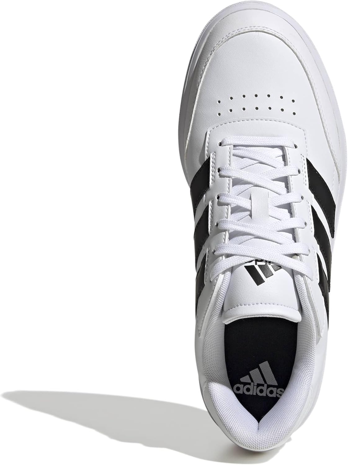 Мужские кроссовки Adidas Courtblock, белый/черный — фото 2