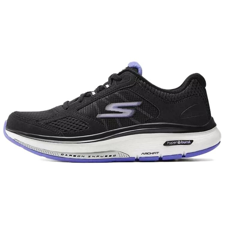 

Кроссовки женские GO WALK Running Shoes Women's Low-top Black/Lavender Skechers