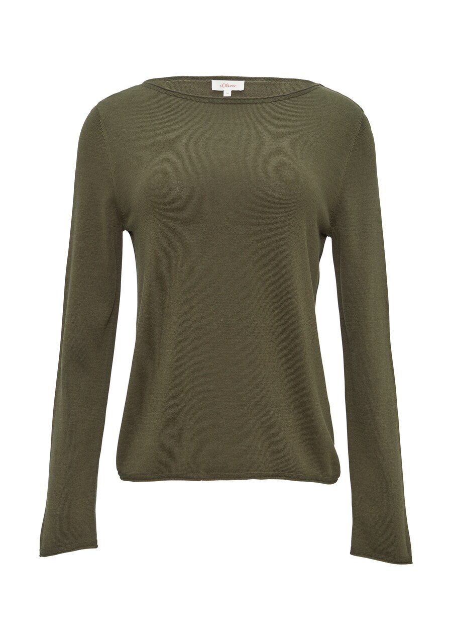 

Свитер s.Oliver, темно-зеленый