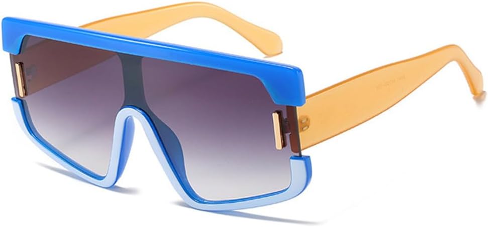 

Большие солнцезащитные очки с градиентным переходом цвета для женщин, сине-серые, в стиле панк, для занятий спортом на открытом воздухе, бега и езды на велосипеде generic, Gray Lens