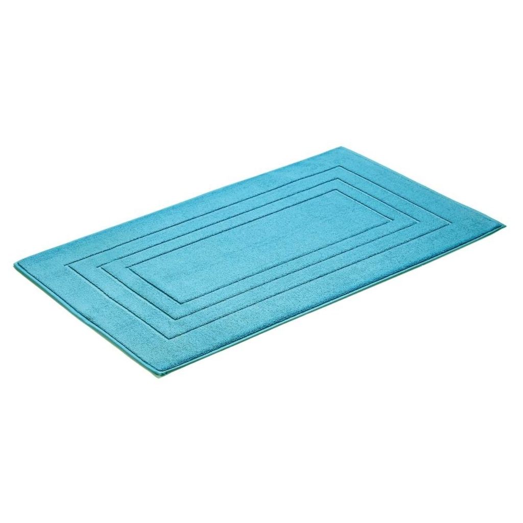 

Коврик для ванной Vossen Feeling color turquoise бирюзовый размер 60x100см