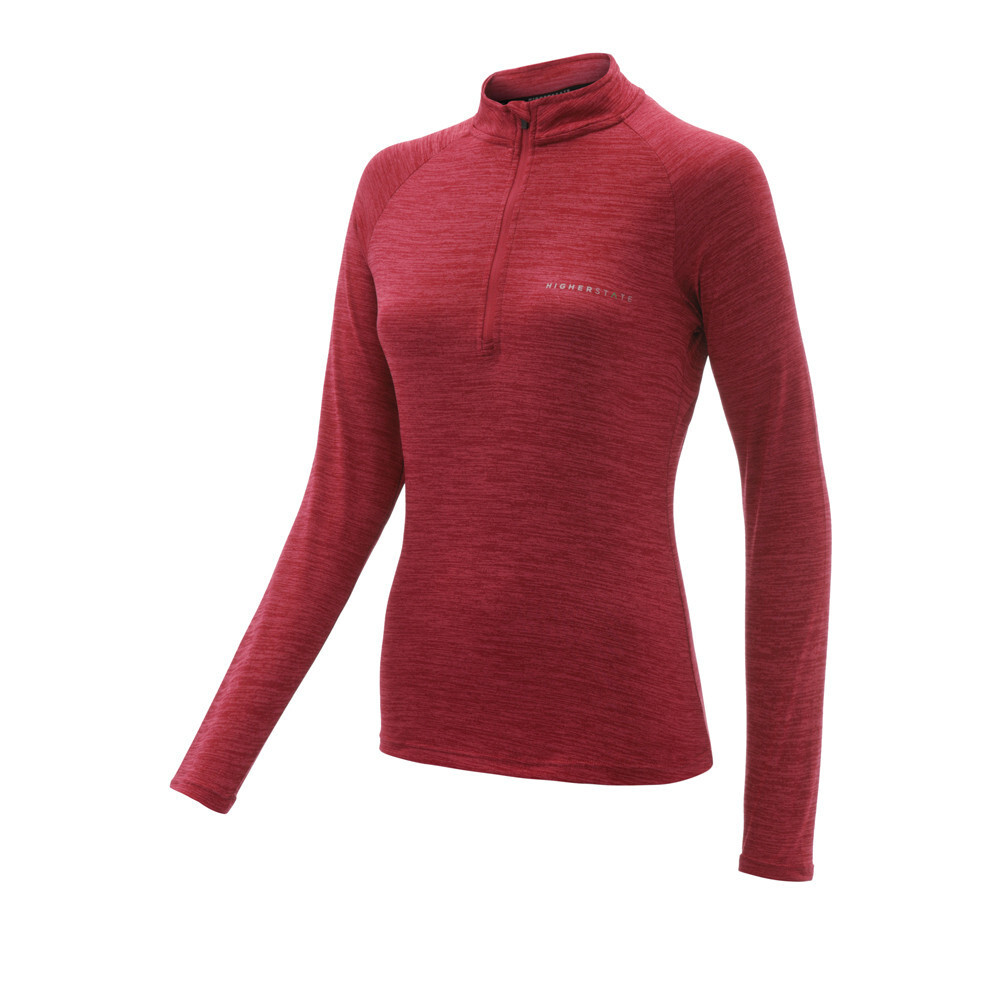 

Спортивный топ Higher State L/S Raglan 1/4 Zip Neck, красный