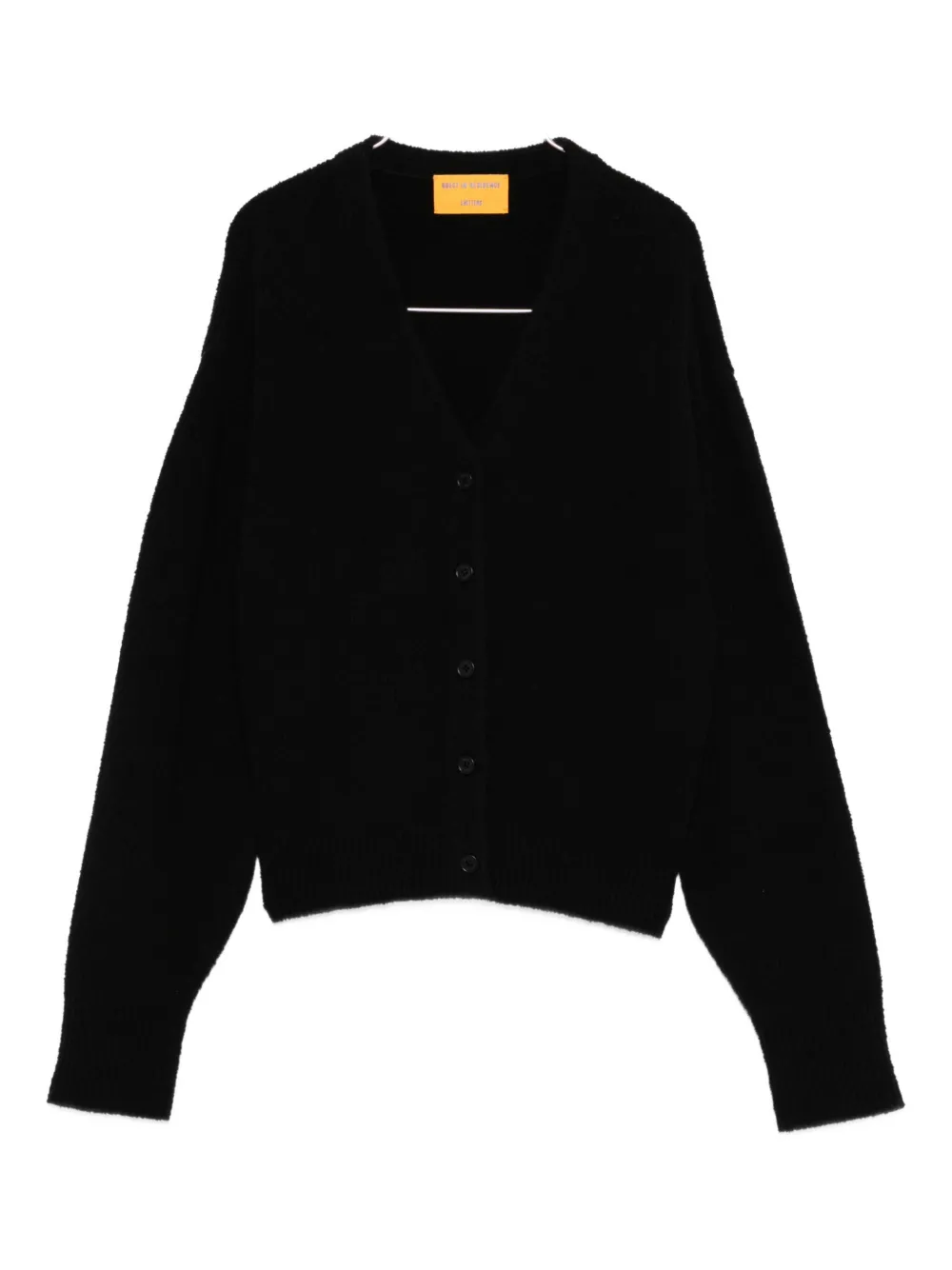 

Кардиган из букле с V-образным вырезом Guest In Residence, черный