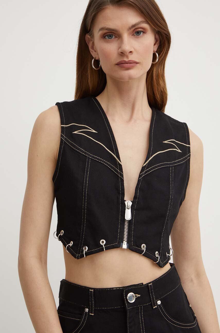 

Джинсовый жилет Pinko, черный