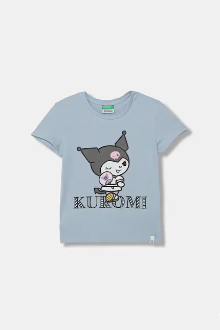 Футболка с коротким рукавом Hello Kitty United Colors of Benetton, синий