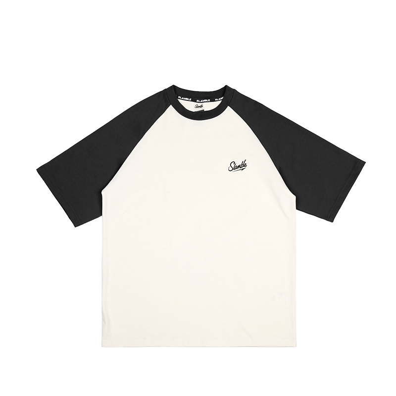 

Футболка унисекс Slamble, черный и эбеновое дерево с серым