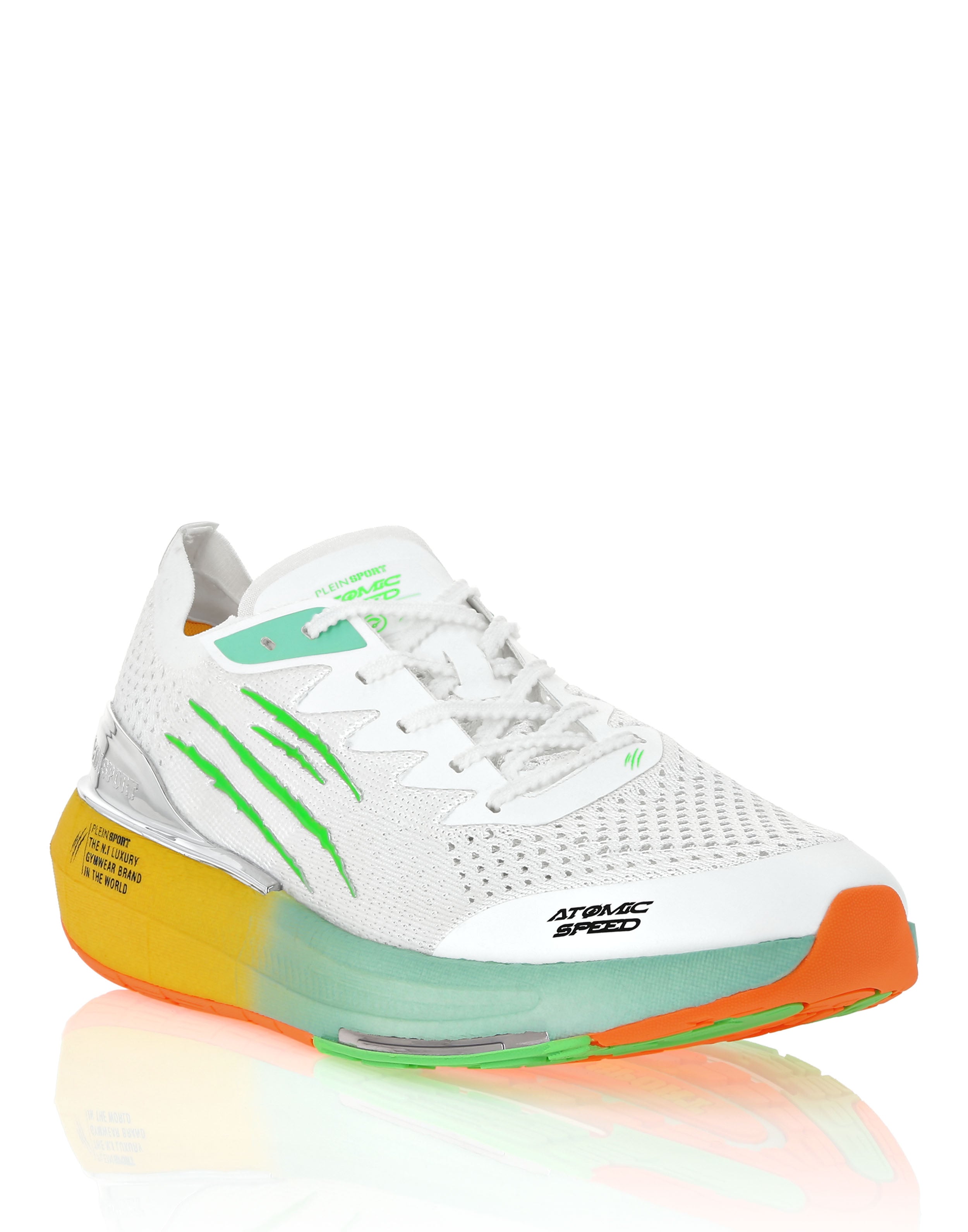 Кроссовки ATOMIC SPEED // GEN.X.05 Plein Sport, белый/желтый — фото 2