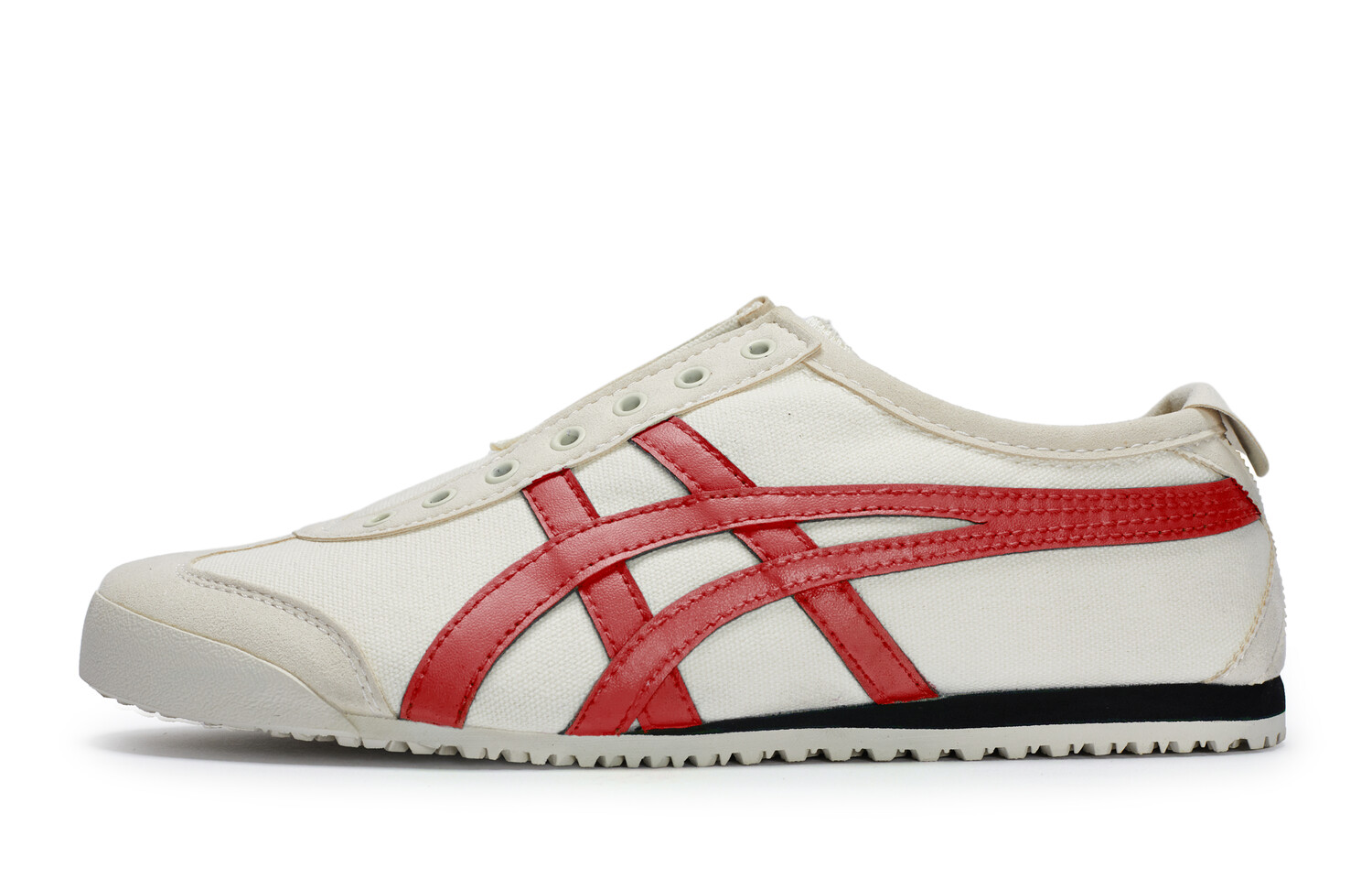 Кроссовки Onitsuka Tiger MEXICO 66 Lifestyle Shoes Unisex Low-top Marfil-red, красный — фото 2