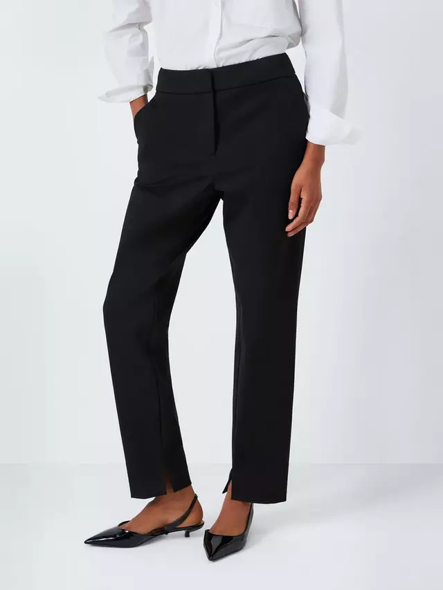 

Брюки John Lewis Ponte Slim Fit, черный