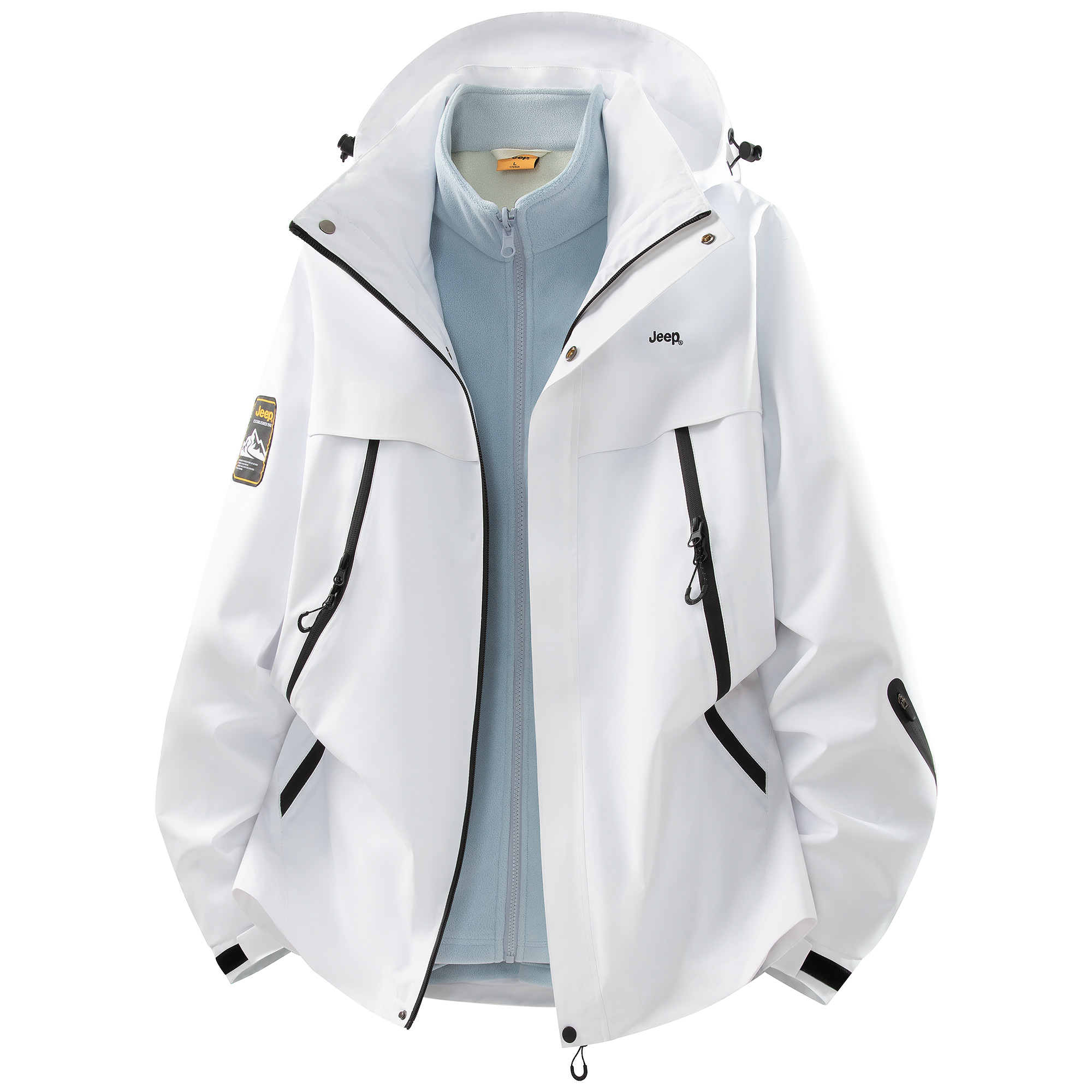 

Куртка Leisure Collection унисекс Jeep, белый[fleece liner+shell set/women's suggestion: size small]