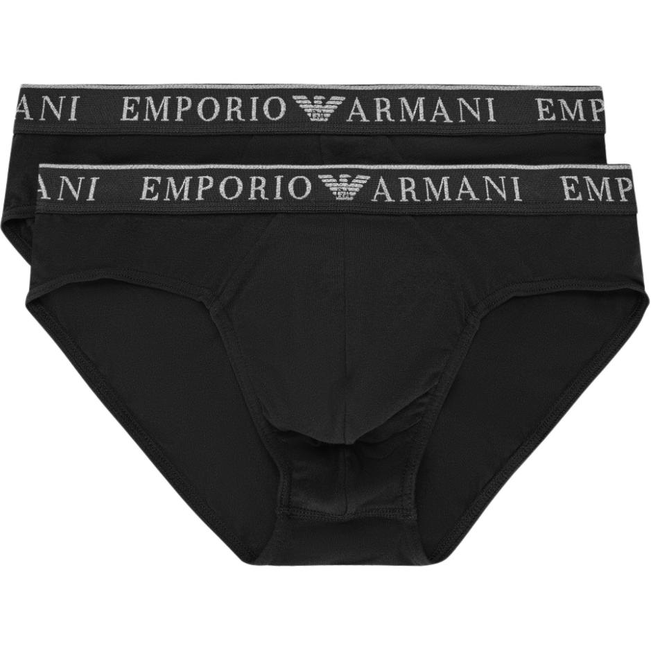 

EMPORIO ARMANI Мужские трусы FW24 2 шт черные