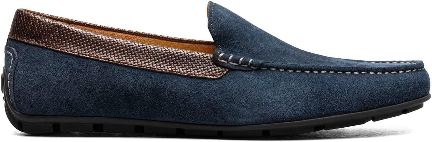 Мужские слипоны Florsheim Motor Moc Toe Venetian Driver, темно-синий — фото 2