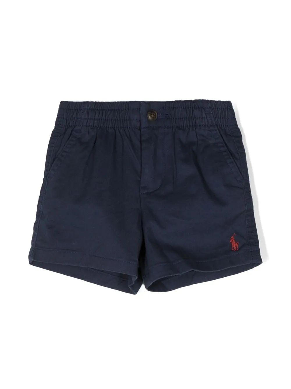 

Шорты с вышитым логотипом POLO RALPH LAUREN KIDS, синий