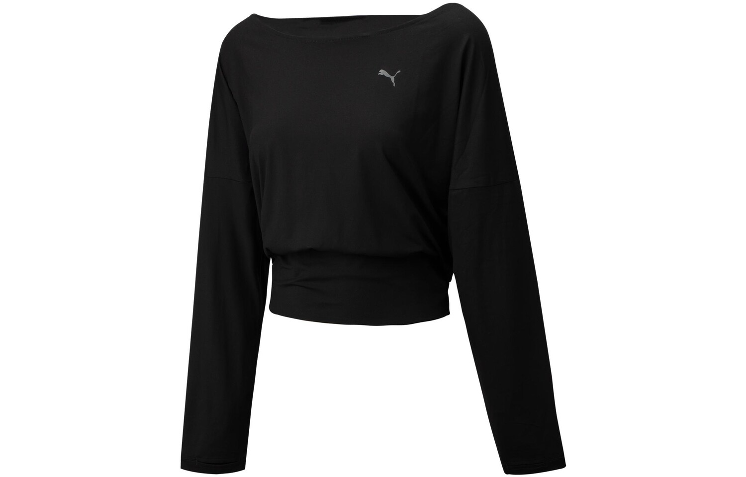 

Укороченный топ женский черный Puma