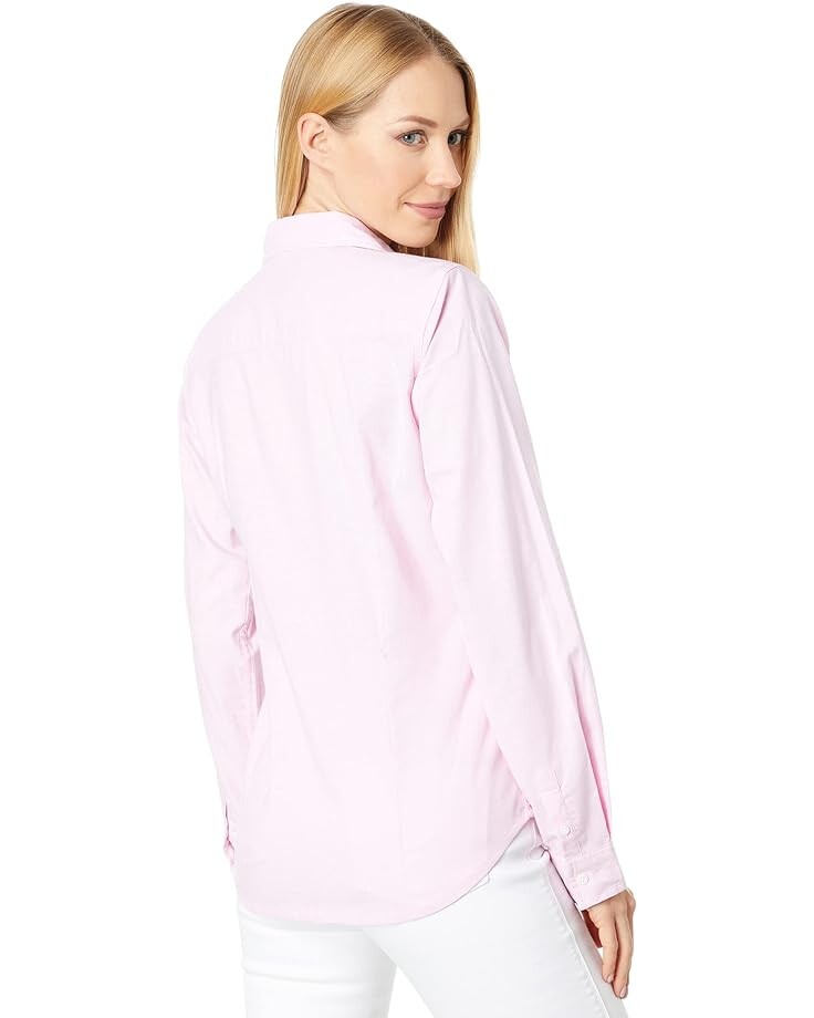 

Рубашка U.S. POLO ASSN. Long Sleeve Oxford Tonal Pony Shirt, цвет Rose Sachet