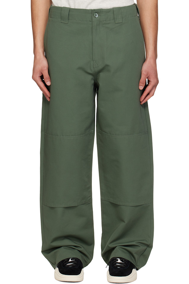 

Kenzo Брюки чинос хаки Kenzo Paris с двойными коленями