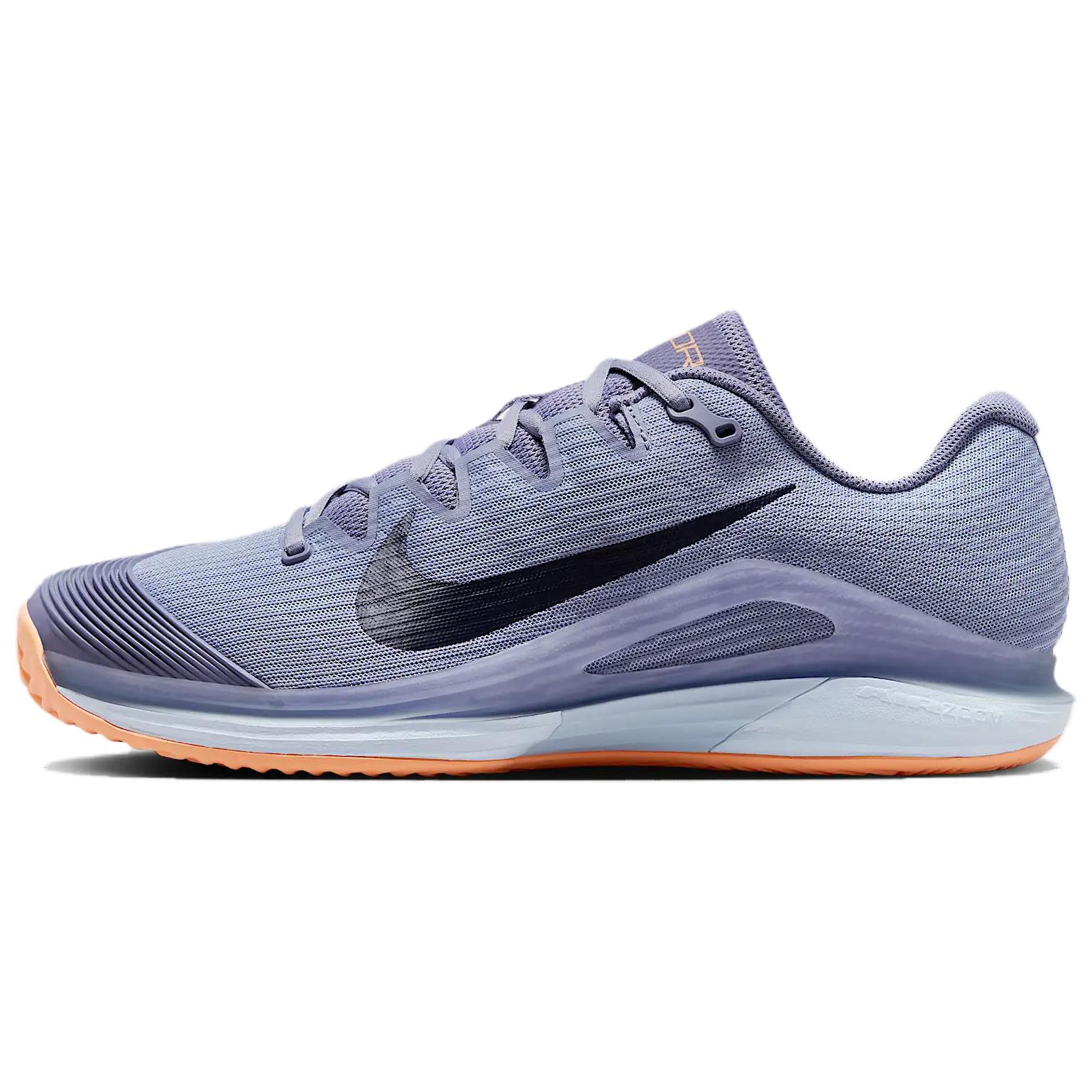 

Кроссовки Court Vapor 12 Clay Ashen Slate Light Armory Blue Marrakesh Obsidian Nike, Purple/Black
