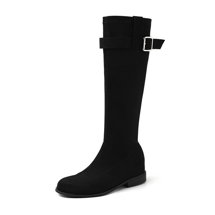 

Сапоги женские Su Yanjiao, цвет Black Fleece-lined