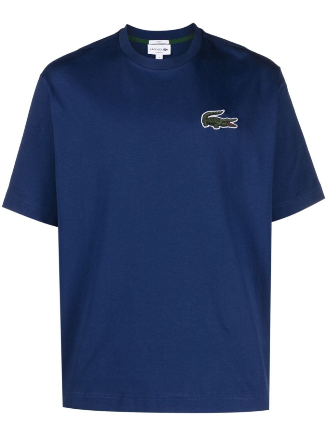 

Lacoste футболка с нашивкой-логотипом, синий