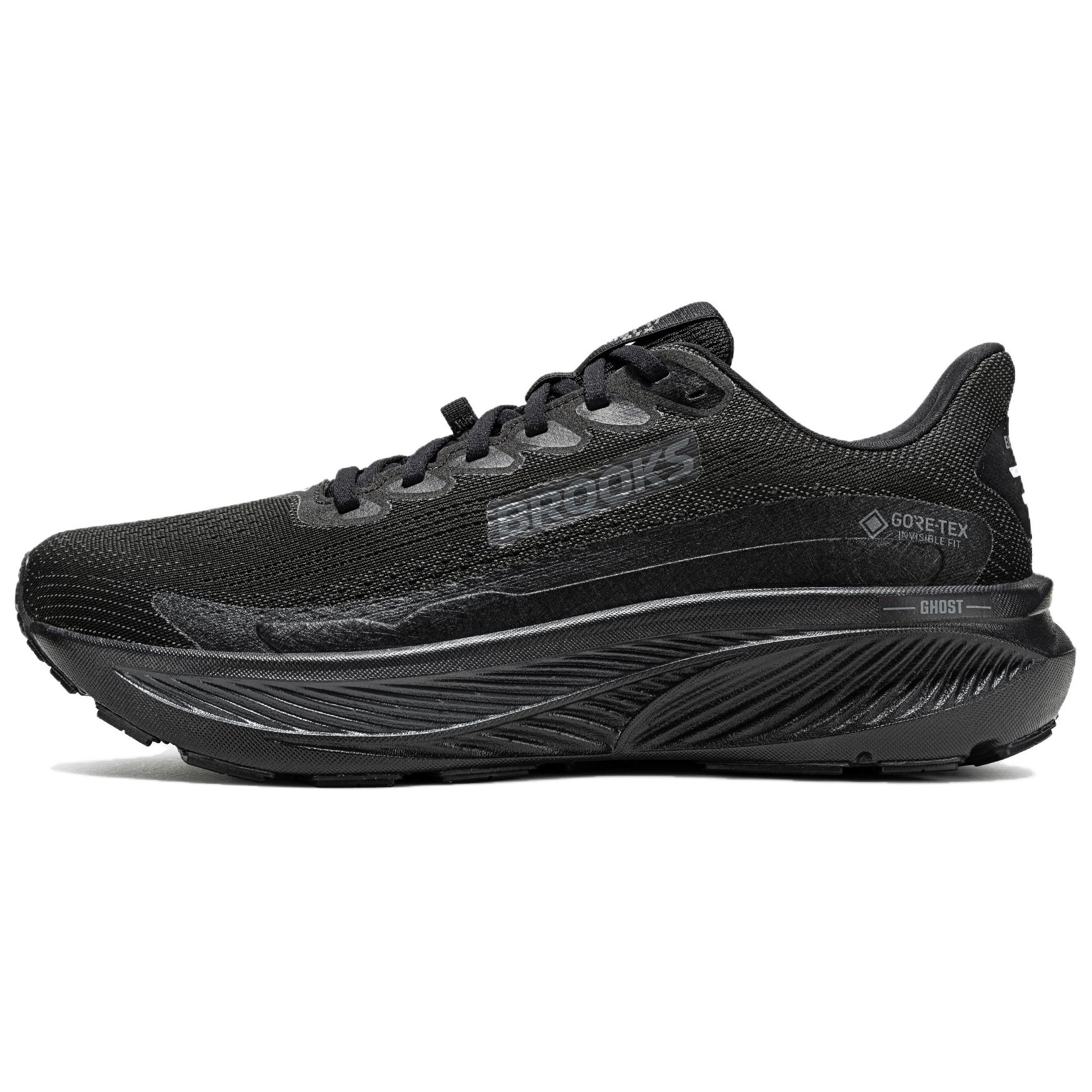 

Brooks Кроссовки для бега Ghost 17 с амортизацией, износостойкими, водонепроницаемыми и дышащими свойствами, мужские, черные