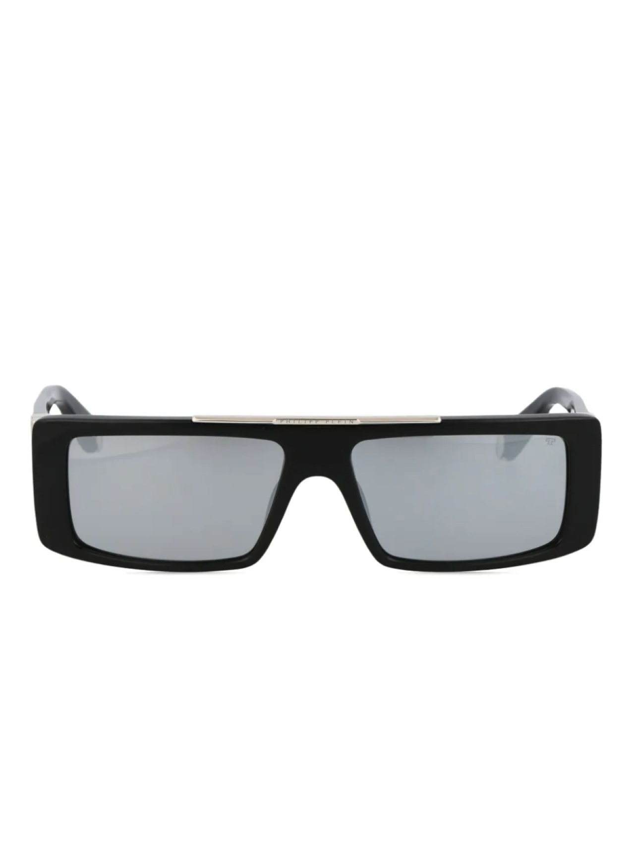 

Philipp Plein rectangle-frame солнцезащитные очки, черный