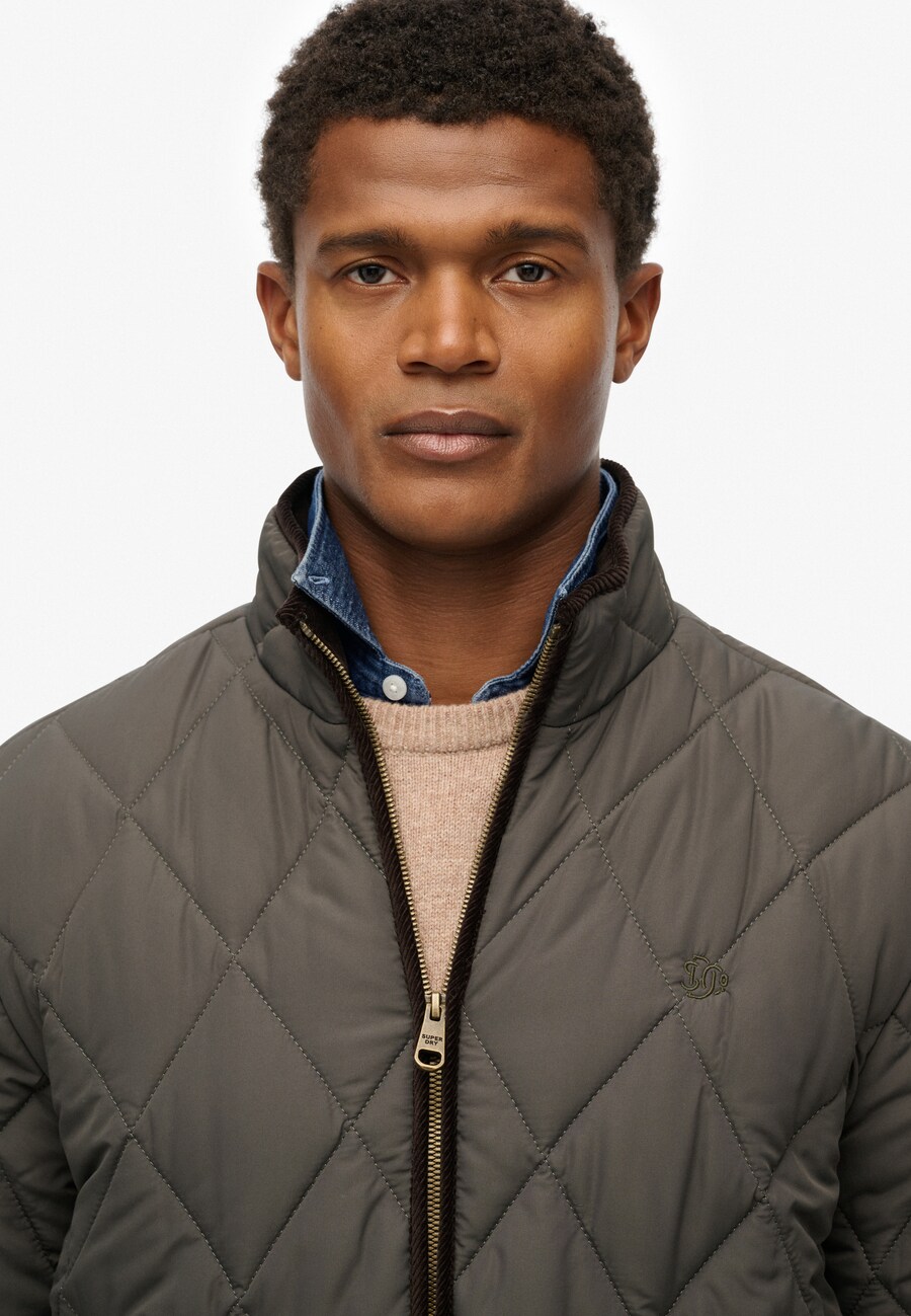 Демисезонная куртка Superdry Estate Liner, Dark green — фото 3