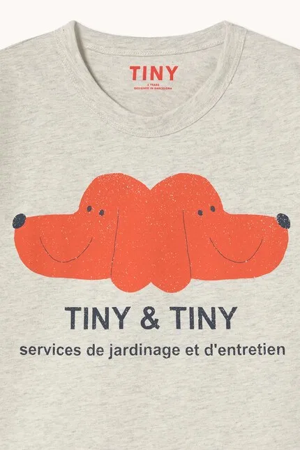 Футболка с принтом Tiny&tiny Graphic Tee Tinycottons, белый — фото 4