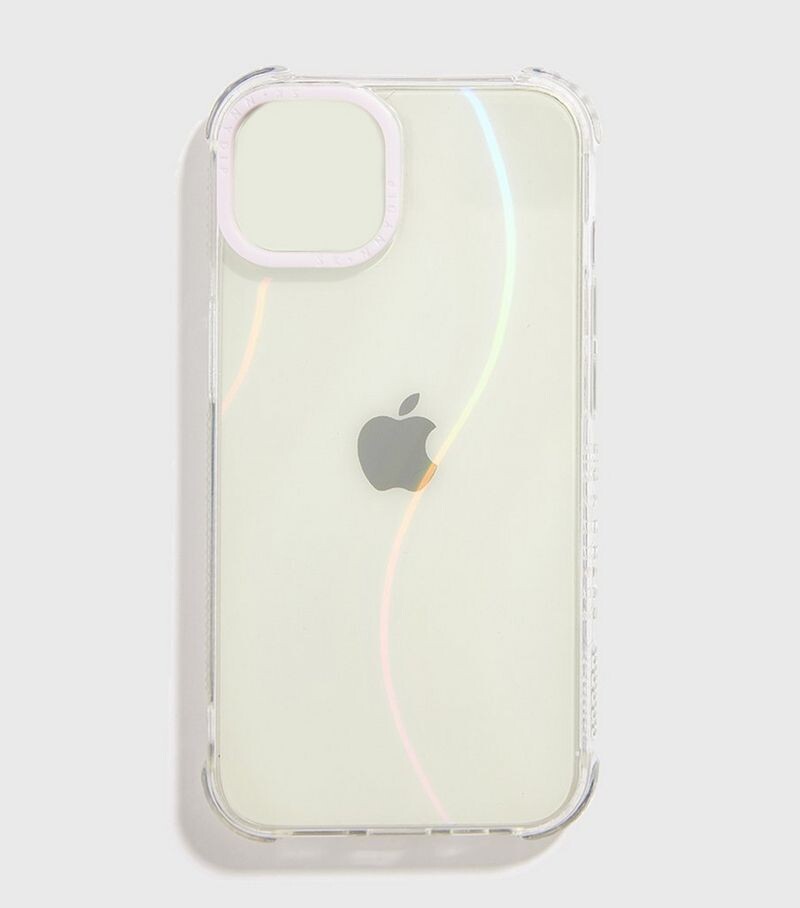 

Чехол Skinnydip Holographic Wave Shock для телефона Skinnydip, розовый