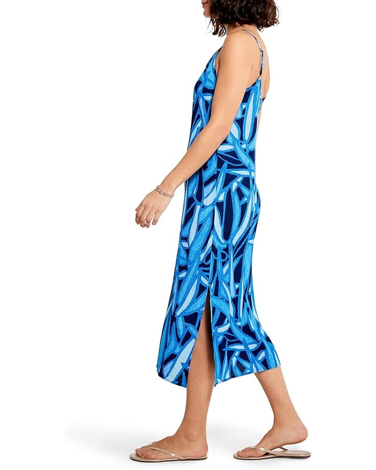 

Платье NIC+ZOE Sunset Jungle Slip Dress, синий мульти