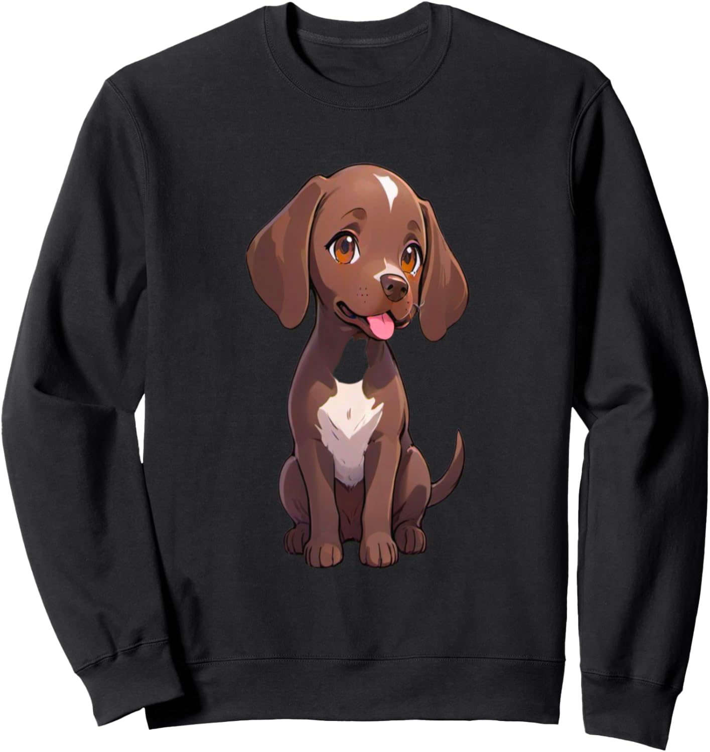 

Милый чиби немецкий короткошерстный пойнтер - толстовка PanfurWare LLC, черный