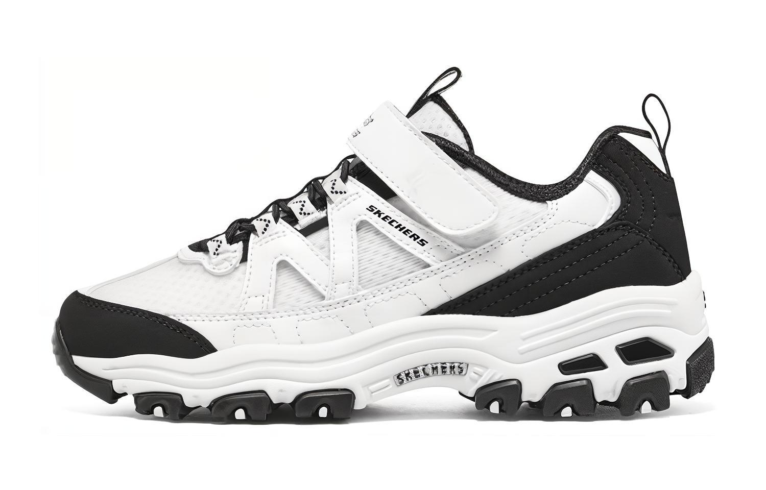 

Skechers Детские кроссовки DLITES Low Top Lifestyle, цвет черный, белый