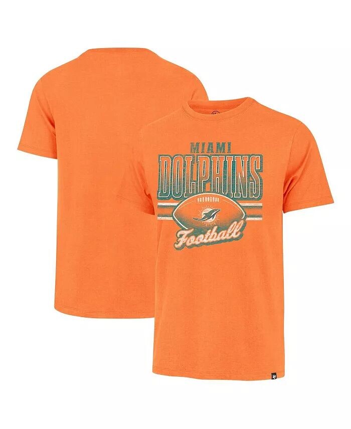 

Мужская оранжевая потертая футболка Miami Dolphins Last Call Franklin '47 Brand