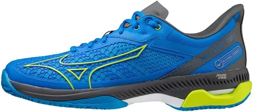 Мужские теннисные кроссовки Wave Exceed Tour 5 CC Mizuno, синий — фото 2