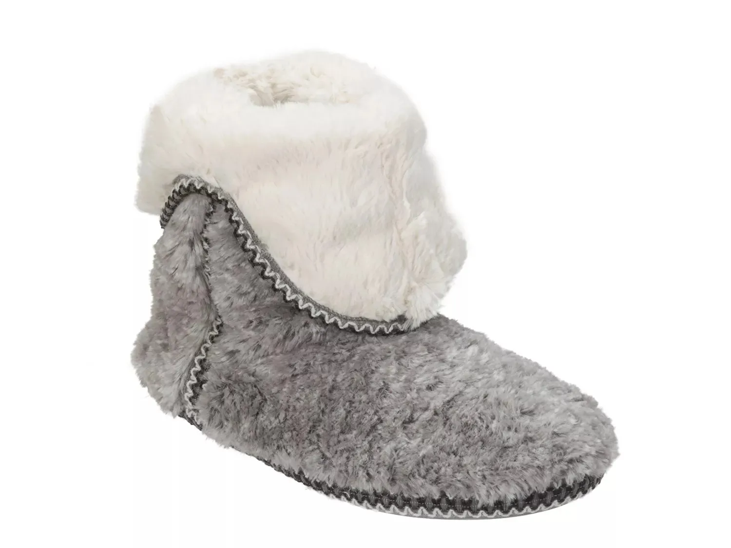 Тапочки-ботинки Dearfoams Beth Bootie Slipper - женские, серые