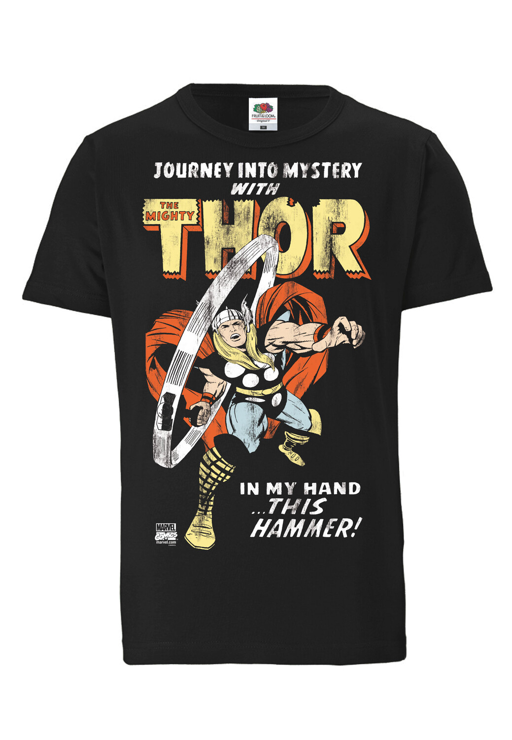 

Футболка Logoshirt Marvel Comics Thor, Journey, черный