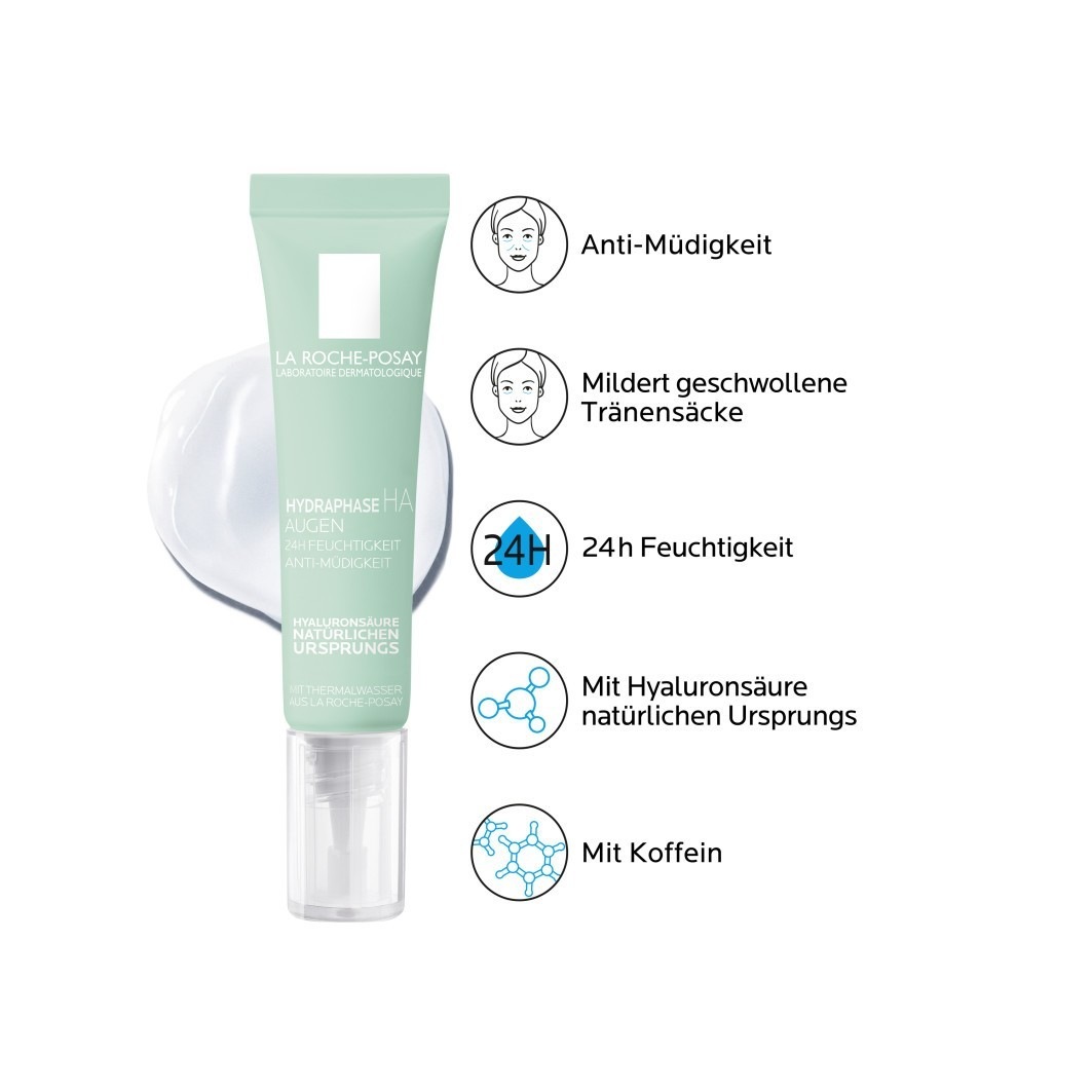 Крем для лица La Roche-Posay — Hydraphase ha augen feuchtigkeitsspendend , объем, 15 мл — фото 3