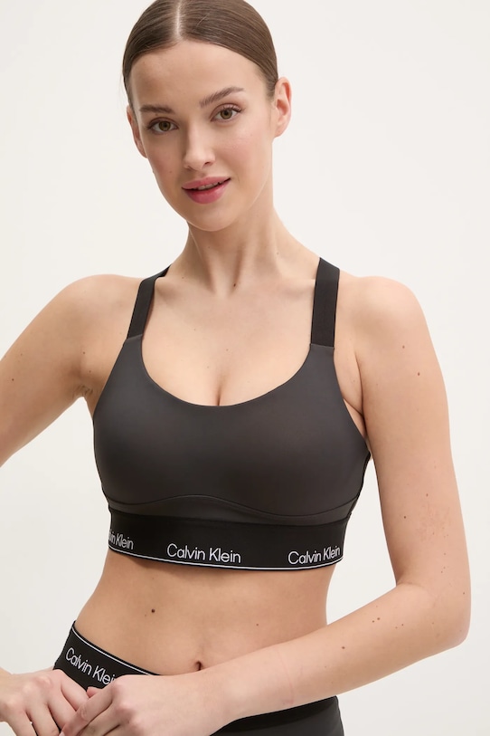 

Спортивный бюстгальтер Calvin Klein Performance, черный