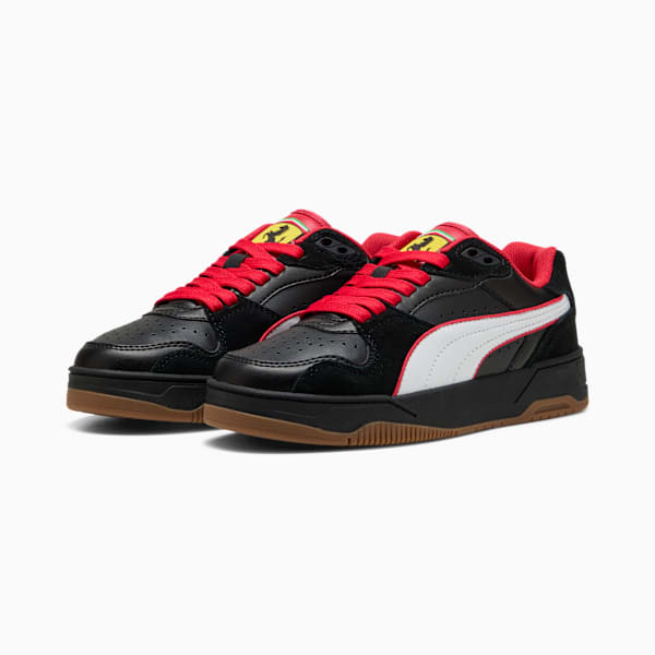 Взрослые дети не жалеют кроссовки Rebound Break Low Scuderia Ferrari Puma, черный — фото 2