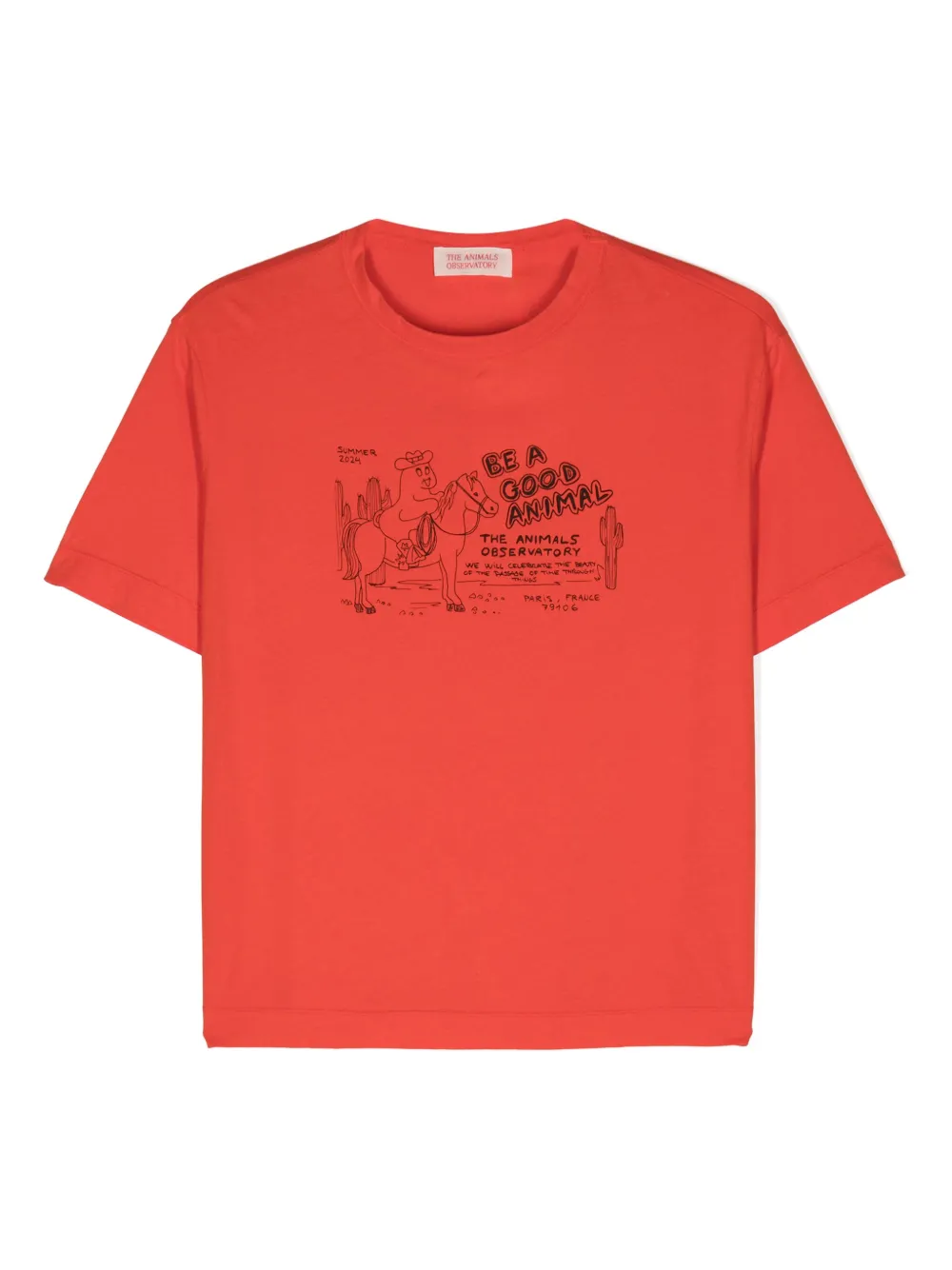 

Футболка Rooster The Animals Observatory, красный