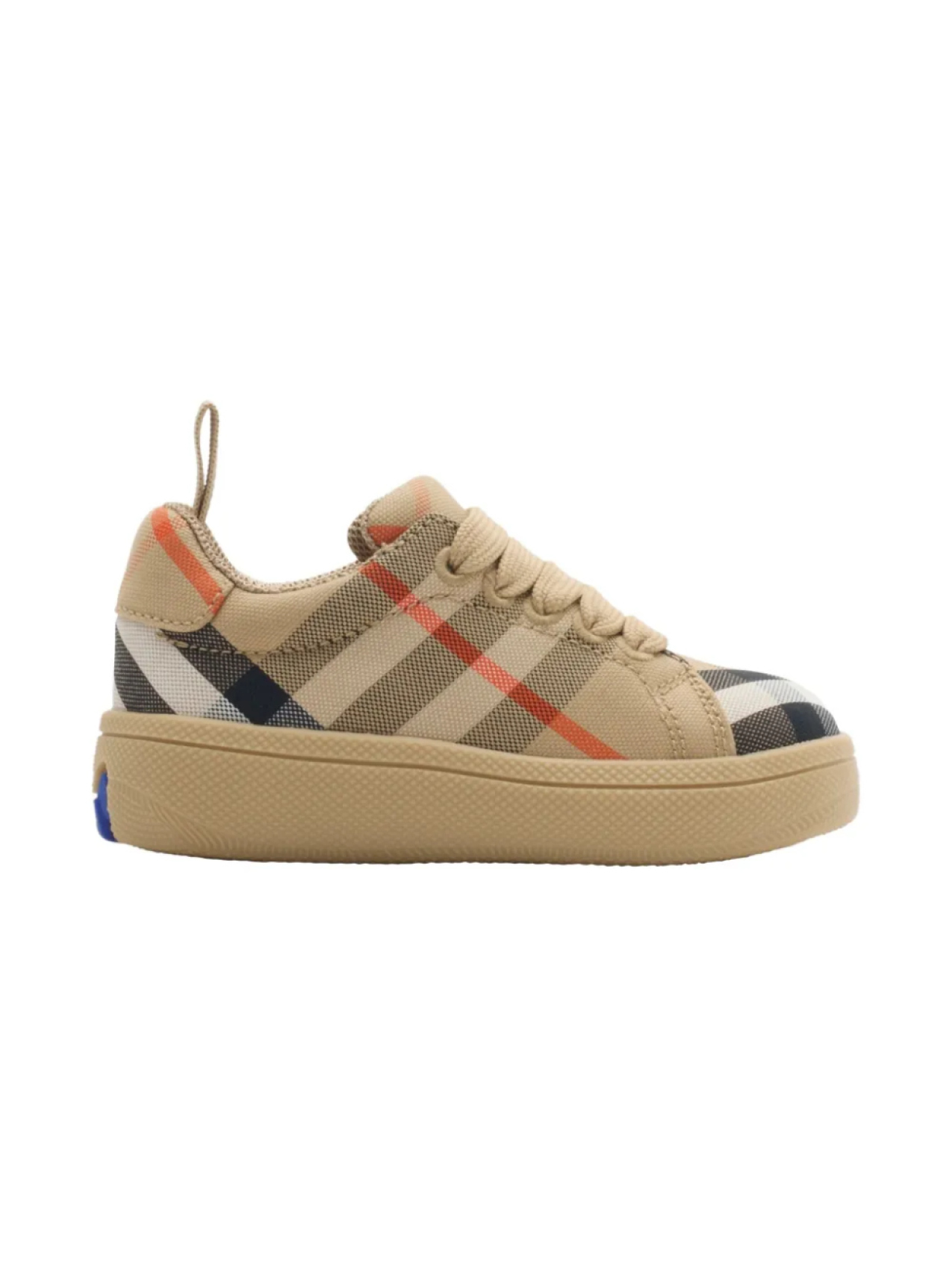 

Клетчатые кеды Burberry Kids, нейтральный