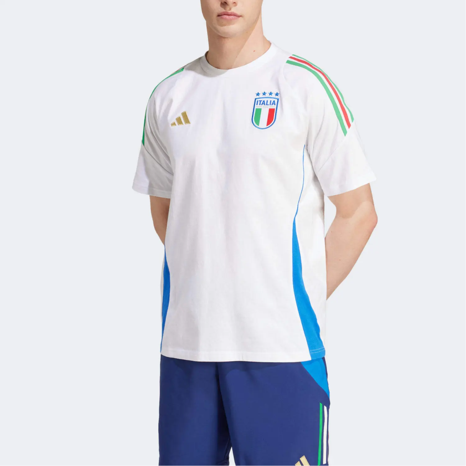 Футболка Tiro 24 мужская белая Adidas, белый — фото 2