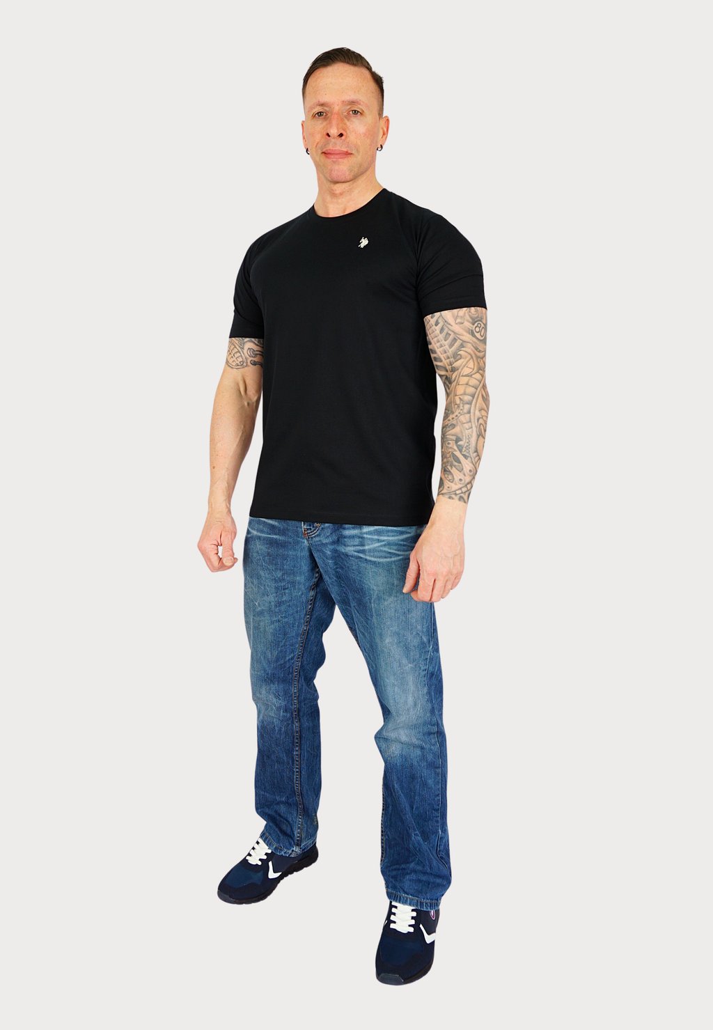 

Базовая футболка 3 PACK KURZARM U.S. Polo Assn., черный