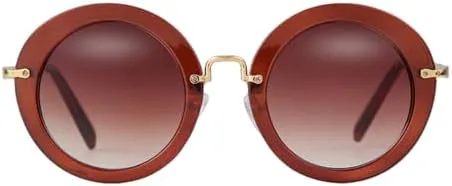 

Ретро круглые очки для женщин с градиентными линзами, модные солнцезащитные очки с HD-линзами и защитой от УФ-излучения UV400 для летнего сезона MTZJH, C3