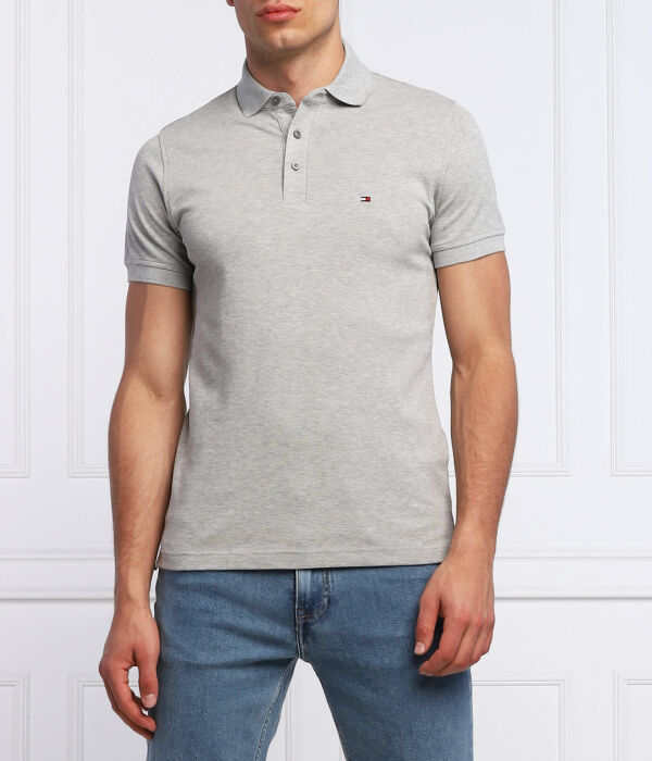 

Рубашка поло 1985 г. Slim fit Tommy Hilfiger, серый