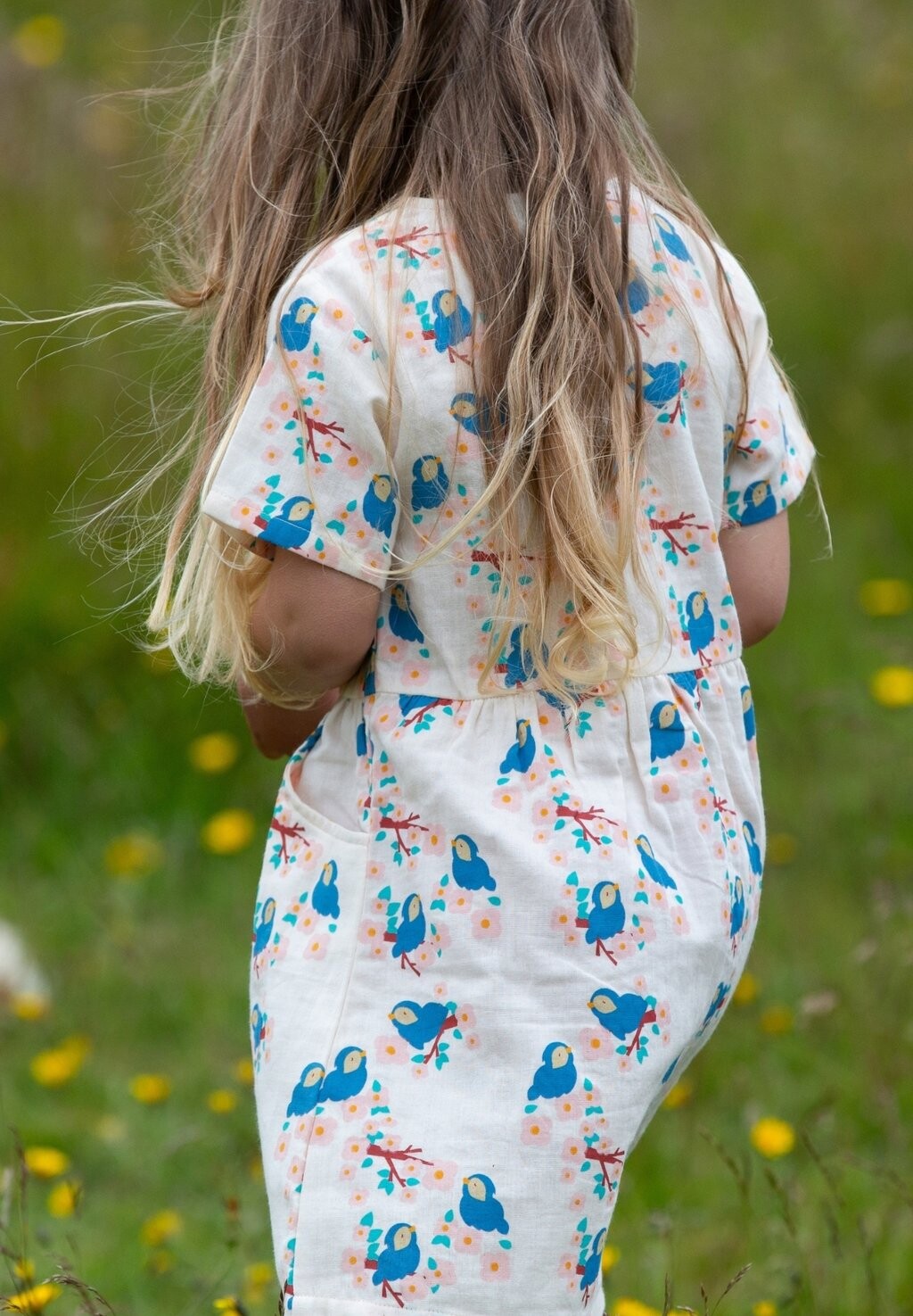 

Платье-блузка BUTTON THROUGH SHORT SLEEVE Little Green Radicals, кремовый