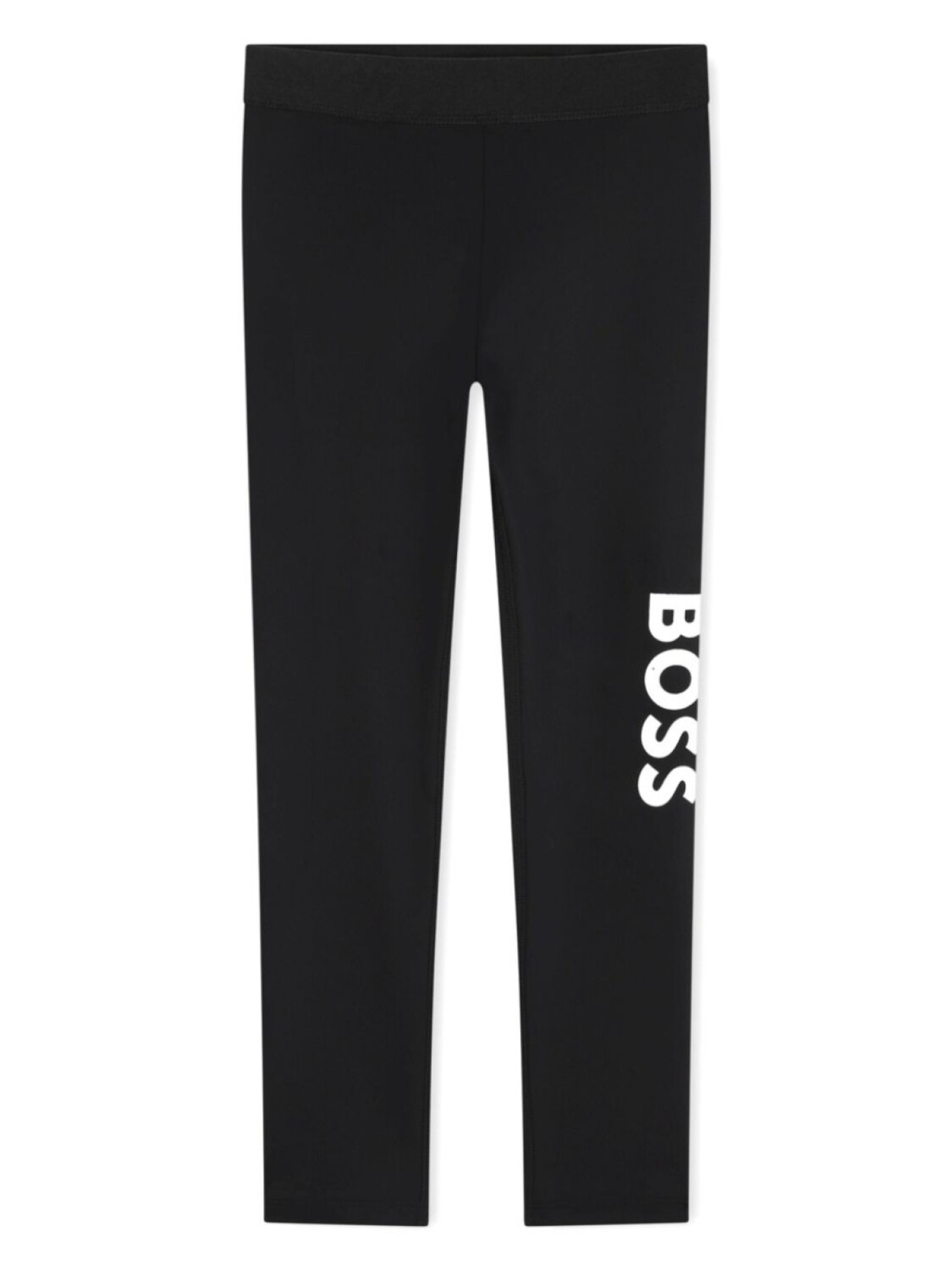 

BOSS Kidswear легинсы из джерси с логотипом, черный